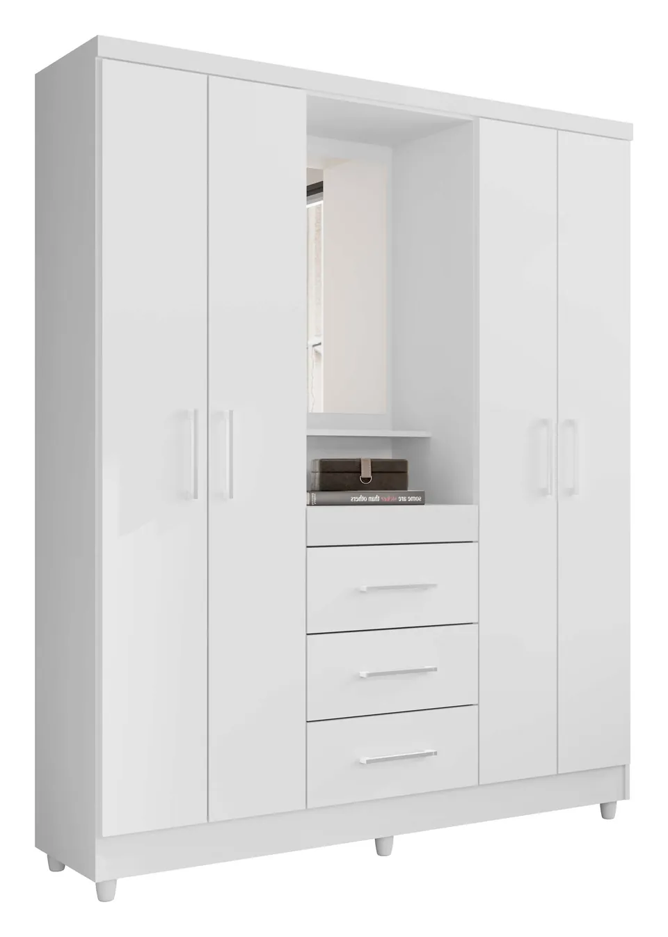 Roupeiro Capelinha Lyon em Branco